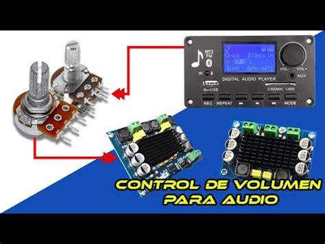 COMO CONTROLAR EL VOLUMEN CON UN POTENCIOMETRO PARA AMPLIFICADORES