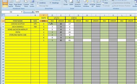 Excel Spreadsheet For Inventory Control Check more at https://onlyagame ...