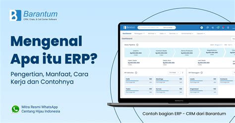 Apa Itu ERP Pengertian Manfaat Cara Kerja Contohnya