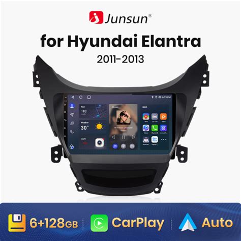 Junsun V1 AI Voice Wireless CarPlay Android Auto Radio For Hyundai