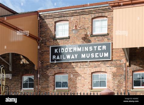 Kidderminster Railway Museum On The Severn Valley Railway Stock Photo