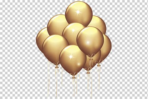 Balloon Gold Party воздушный шар Фондовая фотография серебро партия