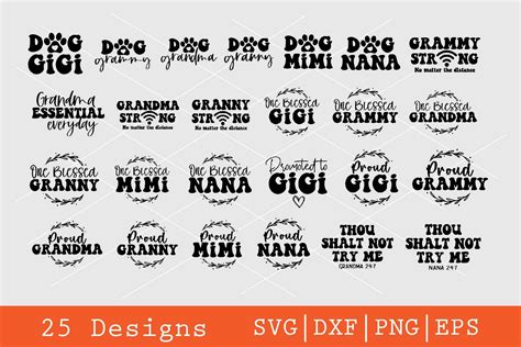 25 Spoony Grandma Bundle Design 3 Graphic By Spoonyprint · Creative Fabrica