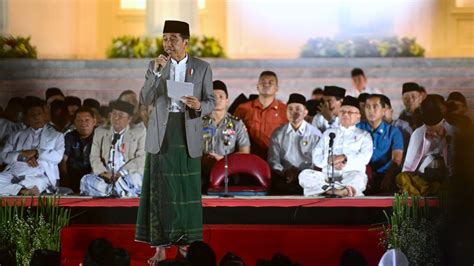 Presiden Jokowi Ajak Masyarakat Syukuri Situasi Bangsa Indonesia