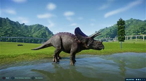 Jurassic World Evolution Acrocanthosaurus Kills Torosaurus Youtube