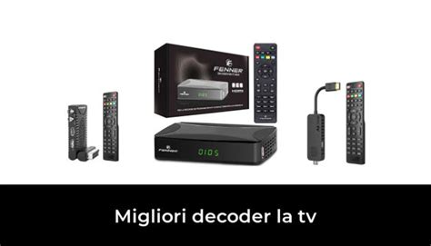 49 Migliori Decoder La Tv Nel 2024 Recensioni Opinioni Prezzi