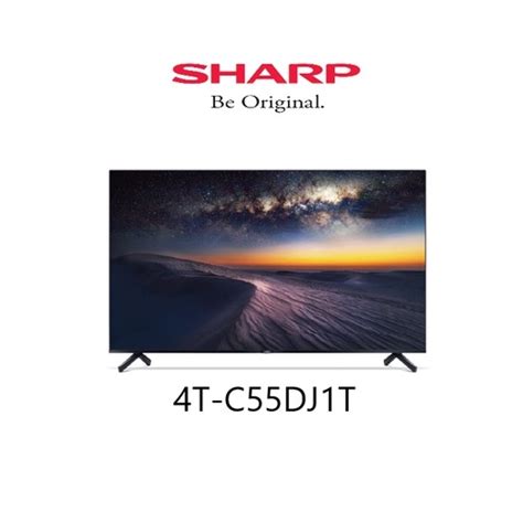 Sharp 夏普 55吋 4k Led 連網液晶電視 4t C55dj1t【雅光電器商城】 蝦皮購物