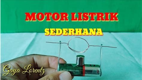 Cara Membuat Motor Listrik Sederhana How To Make A Simple Electric