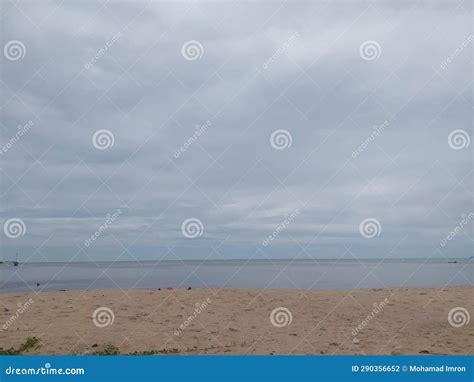 Pasir Panjang Beach stock photo. Image of wave, mudflat - 290356652