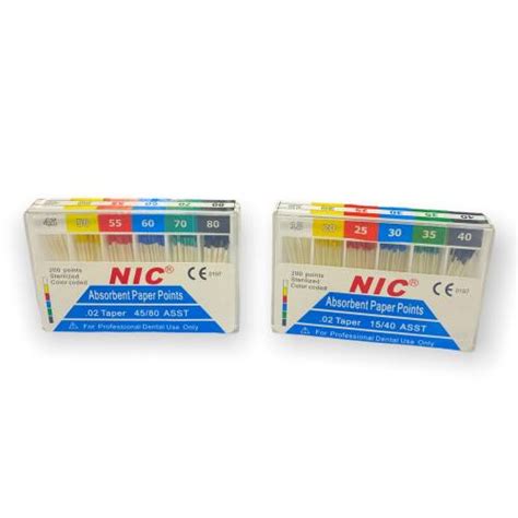 Venta De Cono De Papel R Nic Insumos Endodoncia