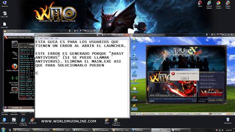 Soluci N Al Launcher Con Extra Os Caracteres World Mu Online Youtube