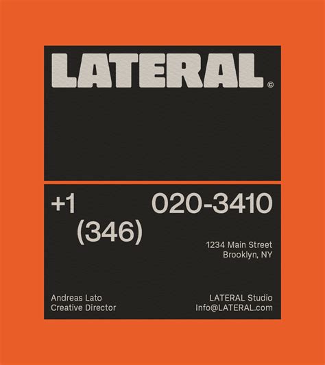 lateral behance