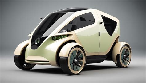 Apresenta O De Est Dio De Design De Carro Aut Nomo El Trico Futurista