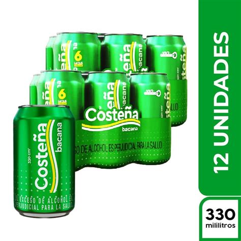 Costeña Bacana Lata 330 ml x 12 OFERTU