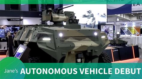 Ausa 2019 Hanwha Debut Their Unmanned Reconnaissance Vehicle Youtube