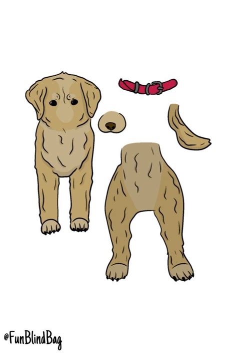 Paper Dog Para Imprimir - Paper Dog Doll Printable