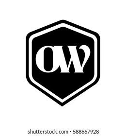 Ow Logo Stock Vector (Royalty Free) 588667928 | Shutterstock