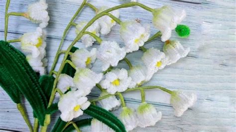 How To Make Lily Of The Valley With Pipe Cleaners H Ng D N L M Hoa