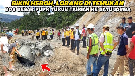 Di Temukan Lobang Bos Pupr Datang Ke Batu Jomba Batujomba Batu