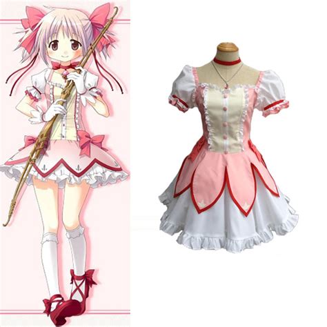 Puella Magi Madoka Magica Kaname Madoka Cosplay Uniform Suit Women