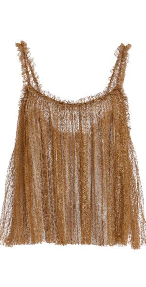 Ulla Johnson Romy Metallic Top Nude US 00