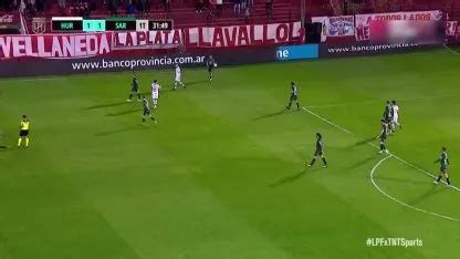 Hurac N Vs Sarmiento Por La Liga Profesional El Cabezazo En El