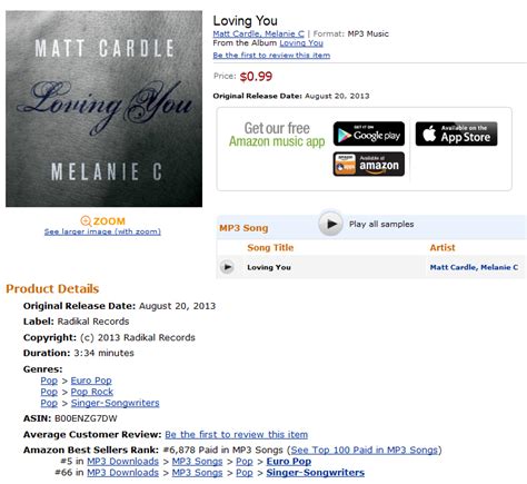 "Loving You" Hits Amazon's Best Seller Charts - Radikal Records