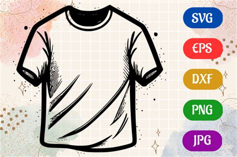 T-Shirt | Silhouette SVG EPS DXF Vector Graphic by Creative Oasis ...