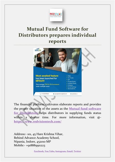 Ppt Mutual Fund Software For Distributors Prepares Individual Reports