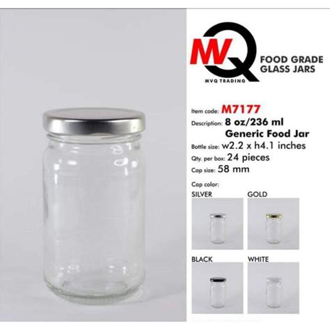 Boxes M Ml Glass Jar Shopee Philippines