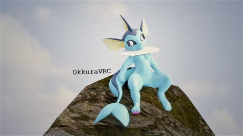 Kemono Vaporeon V1 Vrchat Avatar