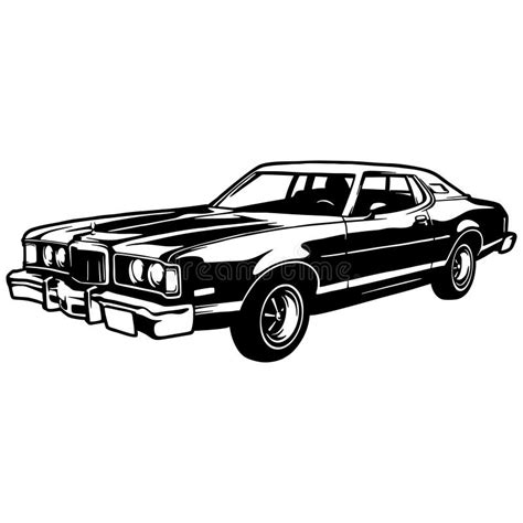 Mercury Cougar Xr Muscle Car Us Car Classic Car Stencil