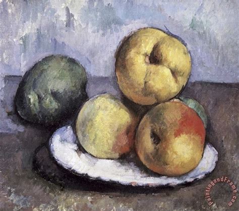 Paul Cezanne Still Life With Apples And Peaches Painting Still Life