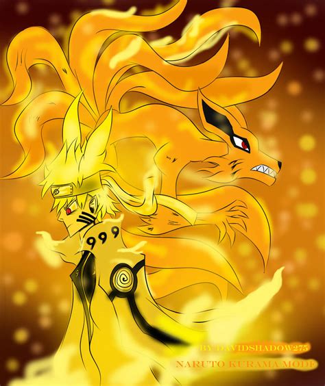 Naruto Kurama Mode by davidshadow275 on DeviantArt