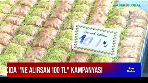 Tatlıcıda ne alırsan 100 TL kampanyası Ucuz baklava mercek altında