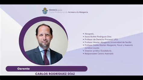 Carlos Rodríguez Díaz Abogado YouTube