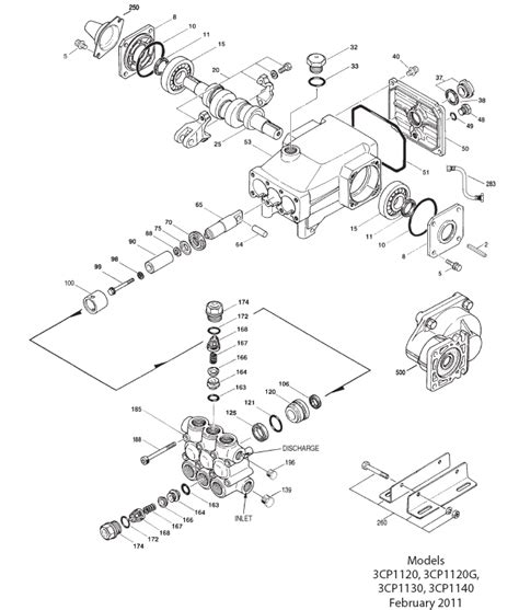 Excel Pressure Washer Pump Diagram