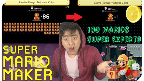 Me Sale Un Nivel De Panga En El Desafio 100 Marios Super Experto