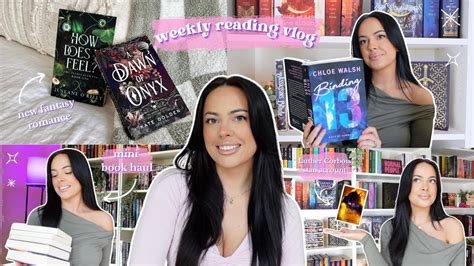 Reading Vlog Book Haul Finishing Books Fantasy Romance Binding