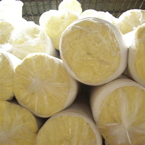 Fiber Glass Wool Insulation With Reinforced Aluminum Foil One Side China 50mm Glass Wool