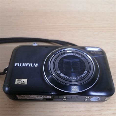 Fujifilm Finepix Jx280 富士フィルム デジタルカメラ ブラック 電池 通電確認 簡易動作確認 ネコポス 税なし富士