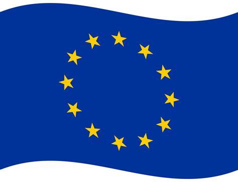 Flag of Europe. European Union. EU flag. European flag wave 27222866 PNG