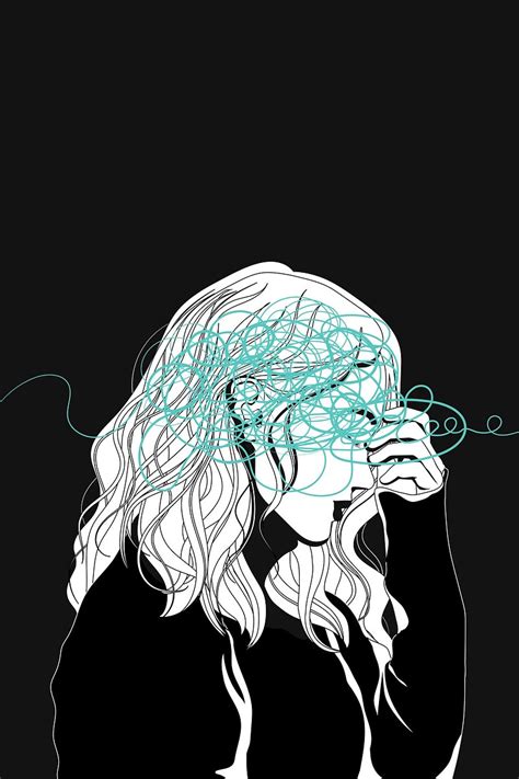 Emotional stress background, feminine illustration | Premium Photo Illustration - rawpixel