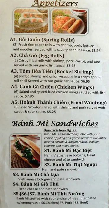 Menu at Pho 79 restaurant, Hampton, Coliseum Dr