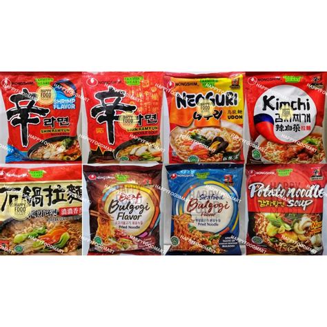 Halal Nongshim G Nong Shim Mie Shin Ramyun Spicy Kimchi Neoguri