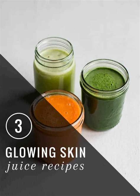 3 Juice Recipes For Great Skin | HelloGlow.co