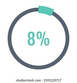 8 Circle Diagrams Infographics Vector Stock Vector (Royalty Free ...