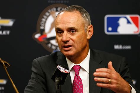 MLB commissioner Rob Manfred discusses domestic violence policy ...