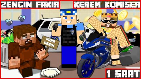 Mİnecraft Zengİn Vs Fakİr Kerem Komİser Fİlmİ 😂 Minecraft Zengİn