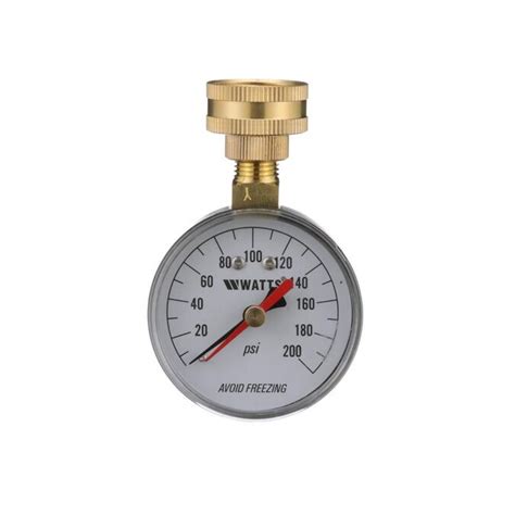 Watts Water Pressure Test Gauge Brass 34 In Mght Pressure Relief Valve In The Pressure Relief